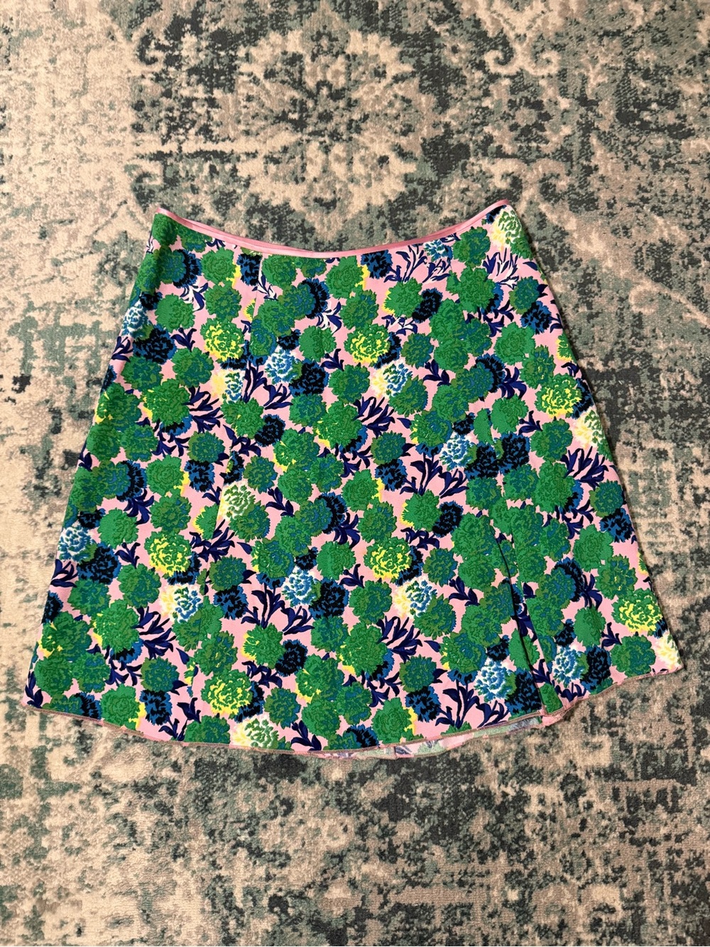 Vintage Marc Jacobs Resort 2013 Pink Floral A-Line Skirt